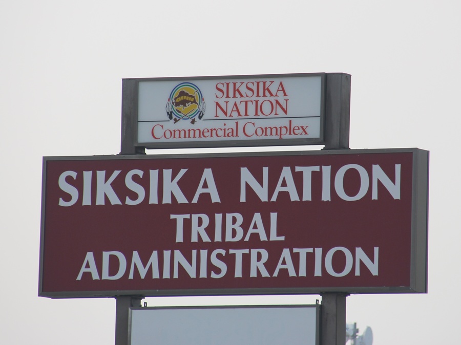 Siksika Nation Issues Public Safety Notice Following Police Activity Siksika Sign 6.JPG